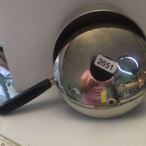 Vintage Revere Ware copper clad stainless 2 quart saucepan slide hang ri… - Picture 4 of 8